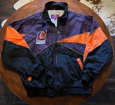 Vintage Pro Player By Daniel Young Phoenix Suns Windbreaker Jacket Size L • $89.99