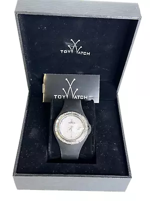 Ladies Jelly ToyWatch Stainless Steel Rubber Band In Box • $75