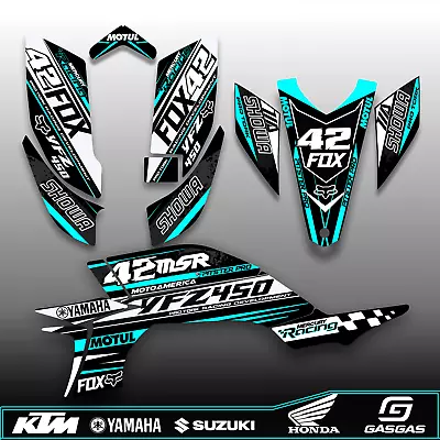 Decals Kit Stickers Yamaha YFZ 450 Graphics Kit 2003 2004 2005 2006 2007 2008 • $139.38