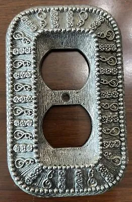 Vintage 1968 American Tack & Hardware Co Wall Outlet Cover Plate Metal 50D • $9.99