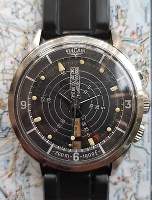 Vulcain Cricket Nautical Year 1967 With Box Our Vintage • $39500