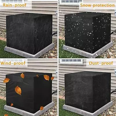 $26.40 • Buy Outdoor Air Conditioner Cover Protector Anti-Dust Anti-Snow Waterproof