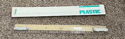 9P-8 VEMCO Plastic Drafting Machine Scale Ruler Inch 1:4 40 / 1:2 20 • $47.96