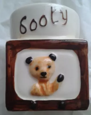Vintage Sooty Waving On TV Egg Cup Sooty By Keele St Pottery Concessions No 7436 • £4.99