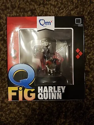 WB QMX Q Fig Harley Quinn DC Comics Collectible Figure In Box • £10