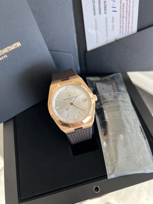 $34500 • Buy Vacheron Constantin Overseas Rose Gold Silver Dial Mens Watch 4500V