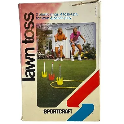 Sportcraft Lawn Toss Outdoor Game Vintage Backyard Dart Game In Original Box • $25.19