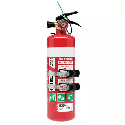 Quell 127416 Fire Extinguisher 1kg Dry Powder Home/Auto/Marine/Car/Boat Safety • $52.10