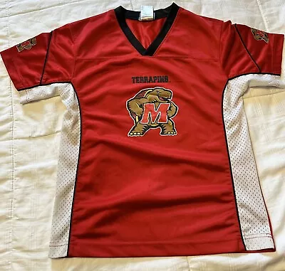 Maryland Terrapins Youth Football Jersey Size Medium 10-12 Blank • $15.28