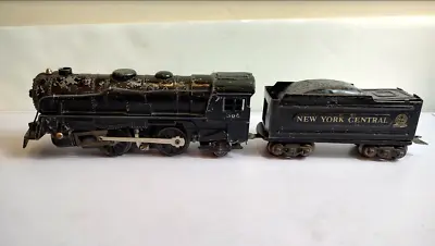 MARX O27 CAST 2-4-2 STEAM LOCOMOTIVE R/R ENGINE 999 & NY Central Tender  PARTS • $30.25