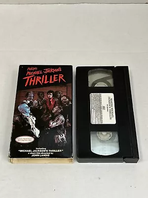VINTAGE Making Michael Jackson's Thriller Michael Jackson Music Video RARE VHS • $25.99