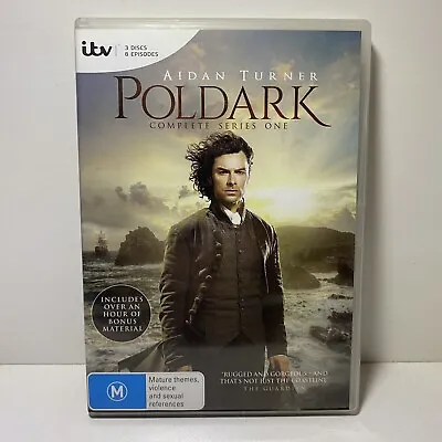 Poldark : Complete Series One 1 - DVD Region 4 2015 - VGC + Free Post • $5.84