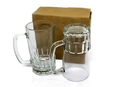 £10.10 • Buy Sublimation Beer Mug Glass 22oz Stein Glass Heat Press Transfer Printing Clear