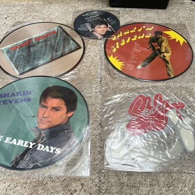 £40 • Buy Shakin STEVENS PICTURE Disc VINYL JOBLOT 12” Plus Singles VERY RARE