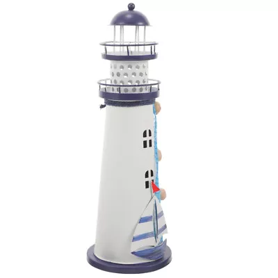  Nautical Lighthouse Figurine Ocean Decorations Statue Household • $18.39