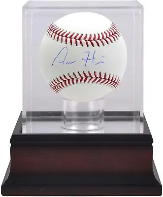 Aaron Hicks Yankees Signed Baseball And Mahogany Baseball Display Case • $104.99