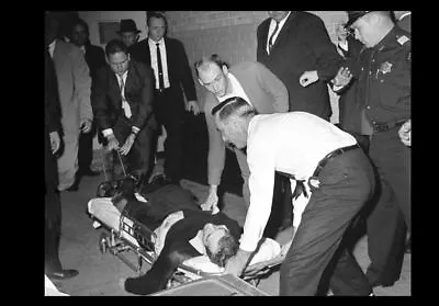 $5.48 • Buy Lee Harvey Oswald After Shot PHOTO On Stretcher, Jack Ruby John F Kennedy JFK