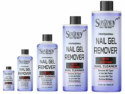 £6.99 • Buy Nail Gel Polish Remover Pure Acetone Premium Quality Nail UV/LED GEL Soak Off 