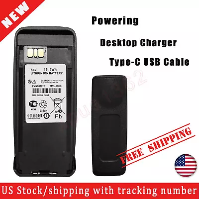 Type-C Power Battery For Motorola DP3400 DP3400+ DP3401 DP3600 DP3601 DR3000 • $78.68