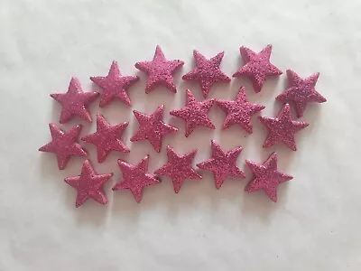 24 Glitter Stars - Edible Sugar Cake Decorations / Toppers • £4.50