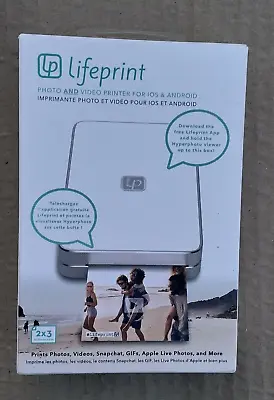Lifeprint 2 X 3 Portable Bluetooth Instant Printer For IOS & Android - White • £79.99