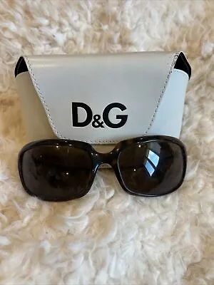 DOLCE & GABBANA SUNGLASSES D&G2192 502/83 62mm Brown Havana Polarized Italy • $59.99