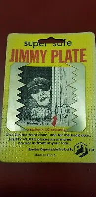 Locksmith PTI #12 Jimmy Plate Lock Jimmy Plate Super Safe Jimmy Proof Lock Plate • $3.50