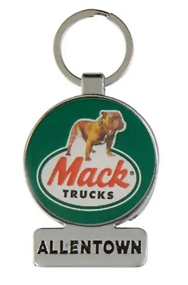 Mack Trucks Enameled Retro Style Bulldog Logo Metal Novelty Keychain Key Tag • $25.39