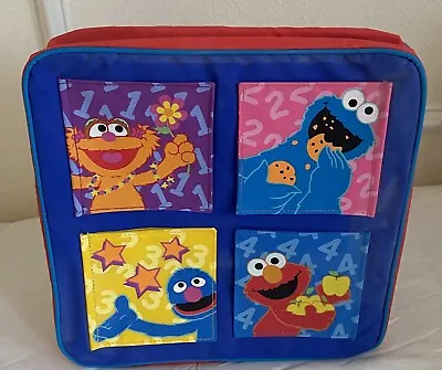 Vintage W/Tag Classic Original Sesame Street Back Pack W/Flap Panels See Photo’s • $15.99