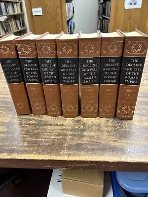 The Decline And Fall Of The Roman Empire By Edward Gibbon 7 Vol Set 1974 AMS  • $90