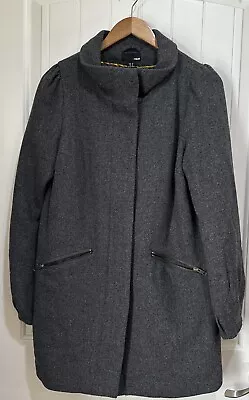 H&M Women’s Wool Jacket Size 8- No Flaws! Metal Snap Buttons With Collar • $14.99