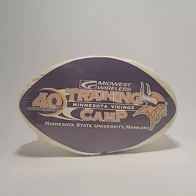 Minnesota Vikings Training Camp NFL Tee Shirt Giveaway “40th Anniversary” Sealed • $19.95