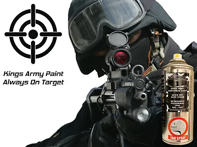 New Kings Army Spray Paint Military Vehicle Paintball Airsoft Model Paint • £13.50