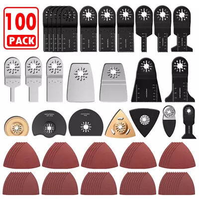 100X Oscillating Saw Blades Multi Tool Accessories Metal Wood For Makita Fein • £18.98