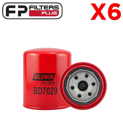 6 X BD7029 Dual Flow Oil Filter (RYCO Z334) Fits 4.2L T/Diesel Landcruiser • $229.95
