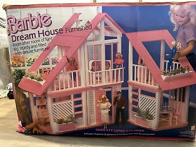 Vintage 1985 Barbie Pink Fuschia A Frame Dream House EXCELLENT CONDITION  • $2500