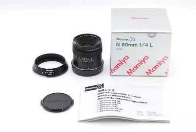 【Near MINT In Box】Mamiya N 80mm F/4 L MF Lens For Mamiya 7 7II Japan (3005) • $1298