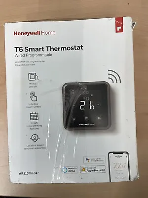 Honeywell T6 Wired Smart Thermostat + Receiver For Combi Boiler ( Untested ) #77 • £69