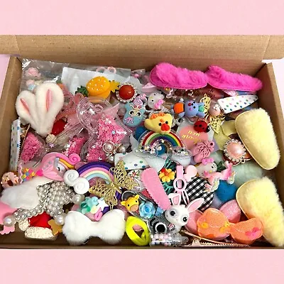 Large Embellishment Scrap Pack For DIY Hair Bows Earrings Frames Etc • £3.50