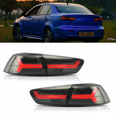 Pair Tail Lights For 2008-17 Mitsubishi Lancer /Evo X LED Sequential Rear Lamp  • $329.99