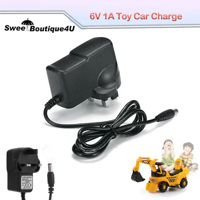 £5.99 • Buy UK Plug 6V 1A Battery Charger Universal For Kids Toy Car Jeeps Electric Ride On