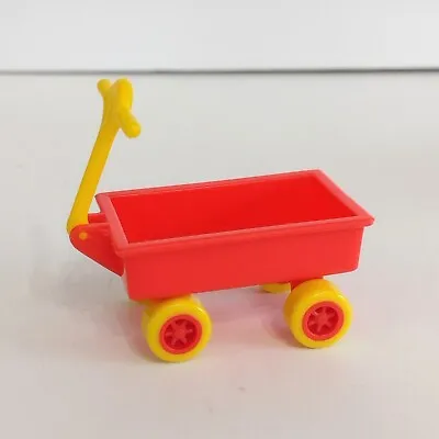 1986 Berenstain Bears McDonalds Happy Meal Toy Red Wagon Yellow Handle • $6.95