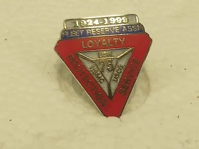Vintage Military Tie Tack Lapel Pin USA Fleet Reserve Assn 1924-1999 75 Years • $12.97