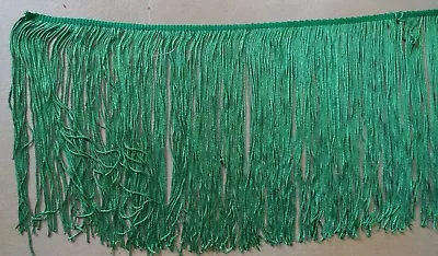 New 9  Chainette Fringe  Kelly  Various  Lengths Costuming Raw Goods   • $30.75