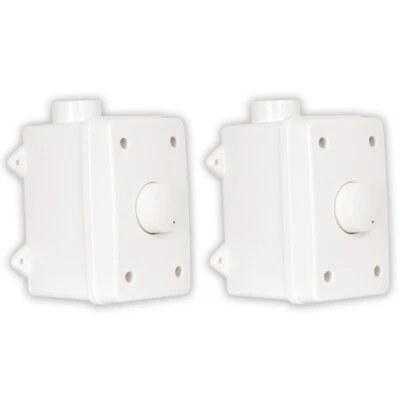 $69.99 • Buy Theater Solutions OVCDW Outdoor Volume Controls White Weatherproof 2 Piece Set