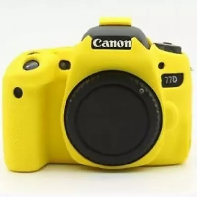 For Can&n EOS 6D 5D2 5D3 5D4 77D 90D 800D Camera Silicone Body Cover Case Skin • £22.76