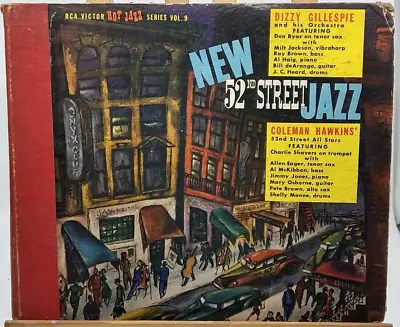 52nd Street Jazz 78 RPM Record Set Coleman Hawkins Shavers Gillespie RCA Victor • $19.92