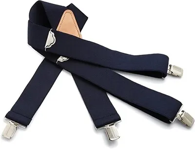 Wolverine Men S 2-inches Heavy Duty Suspender Belt One Size Navy • $13.99