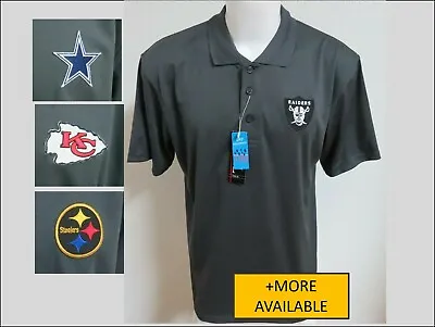 New S-3XL Gray NFL Men's Polyester #517 Polo Shirt • $34.99