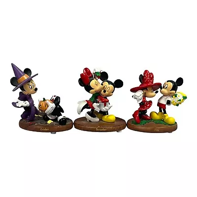 Bradford Exchange Mickey And Minnie Forever Lot Of 3 Limited Edition Collectable • $34.95